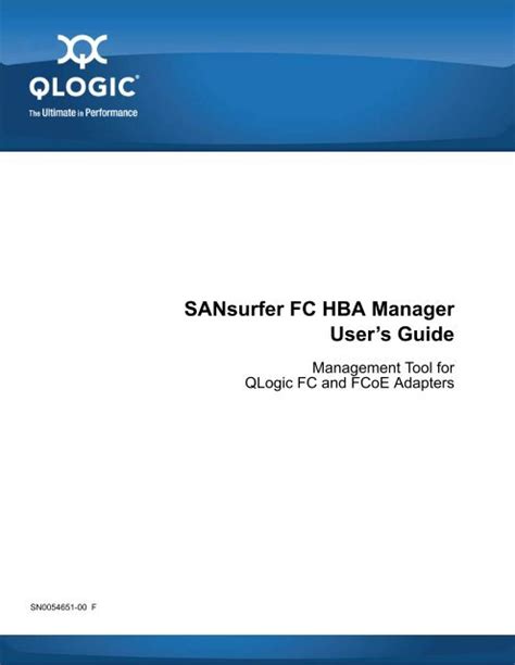 Full Download Qlogic Sansurfer User Guide 