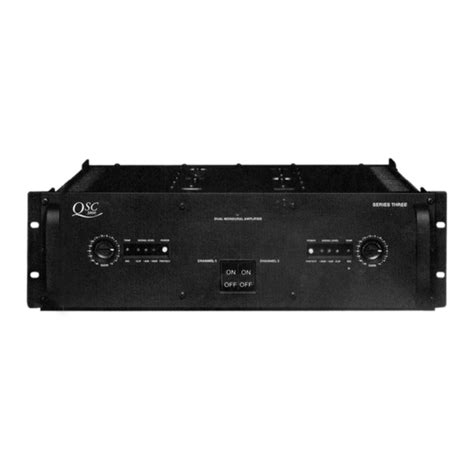 Read Qsc 3800 User Guide 