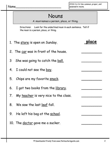 Qst Grade Noun Worksheet   English Phrases For Essay Writing Write A Good - Qst Grade Noun Worksheet