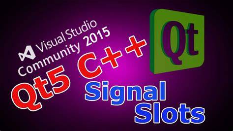 qt5 slots