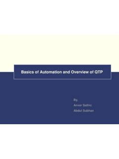 qtp user manual