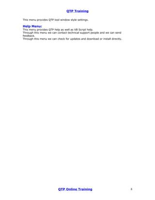 Read Online Qtp Help Document 