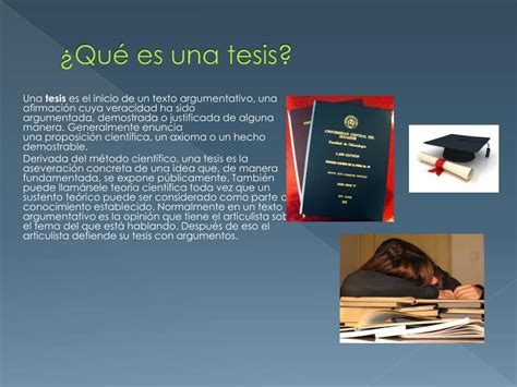 Qué Es Tesis