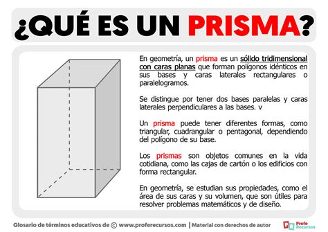 Qué Es Un Prisma