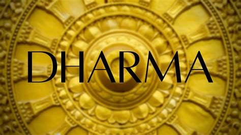 Qué Significa Dharma