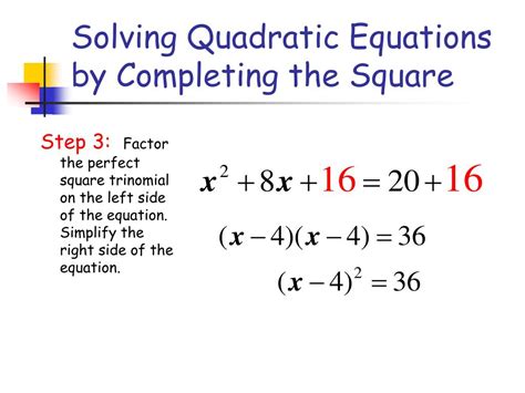 Quadratic Formula Complete Square To Solve Equation Create Solving By Completing The Square Worksheet - Solving By Completing The Square Worksheet