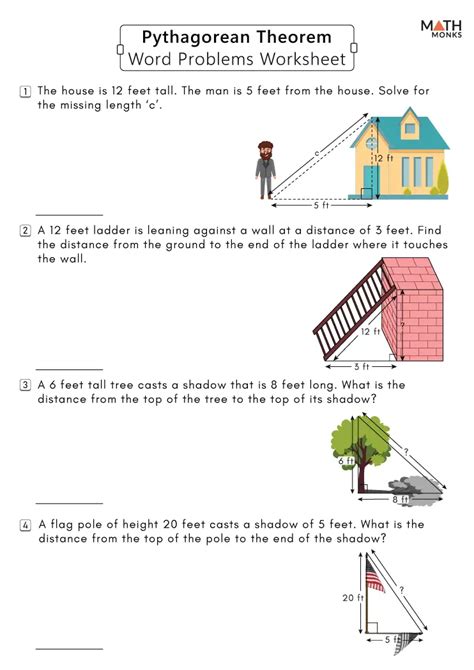 Quadratic Word Problems Pythagorean Theorem