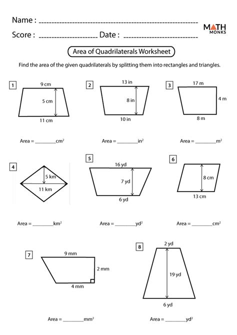 Quadrilaterals Perimeter Sixth Grade Math Activities Perimeter Worksheets 6th Grade - Perimeter Worksheets 6th Grade