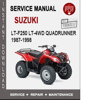Quadrunner Lt F250 Manual