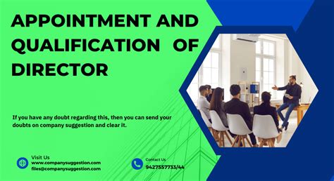Qualification Of Directors