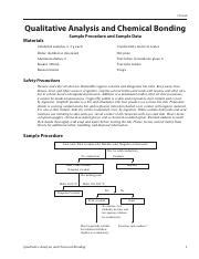 Download Qualitative Analysis And Chemical Bonding Procedure Answers 