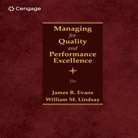 Quality And Performance Excellence Evans