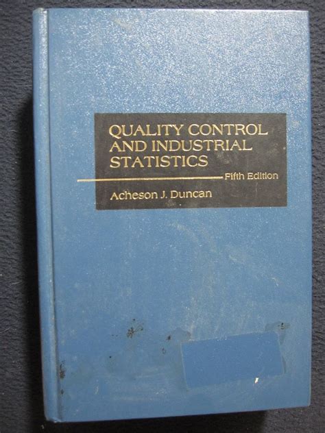 Quality Control Industrial Statistics Fifth Edition