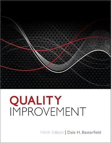 Quality Improvement Edition Besterfield Ph D Victsingore