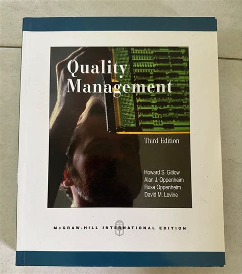 Quality Management Third Edition Howard S Gitlow