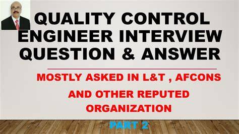Download Quality Control Officer Interview Question Answer 