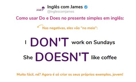 Quando Usar Do E Does