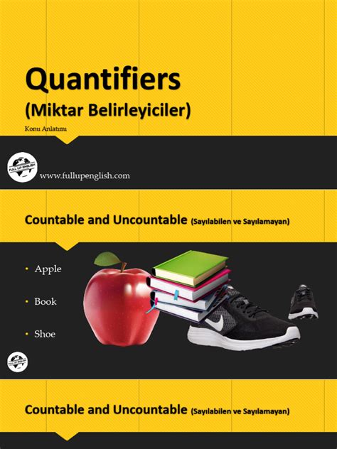 Quantifiers Konu Anlatımı
