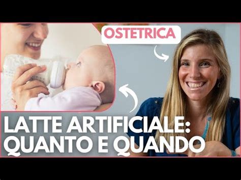 quantita latte artificiale