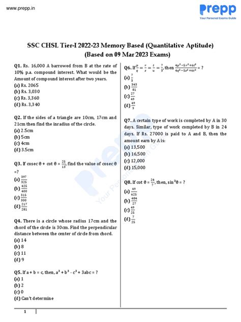 Quantitative Aptitude Basic Arithmetic Skill Question