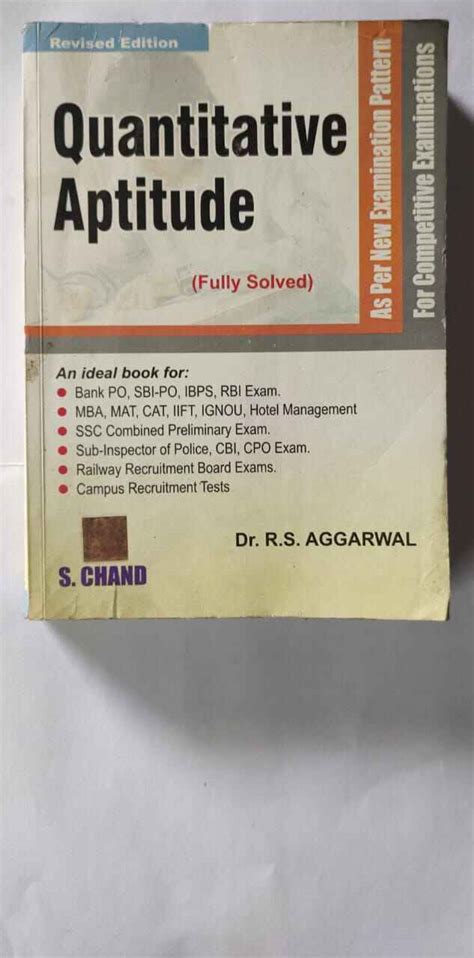 Quantitative Aptitude By Rs Agrawal