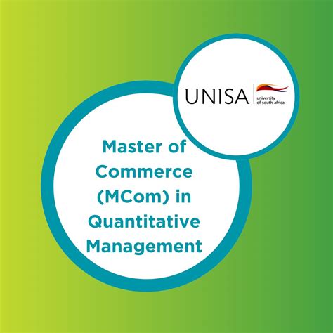 quantitative management unisa