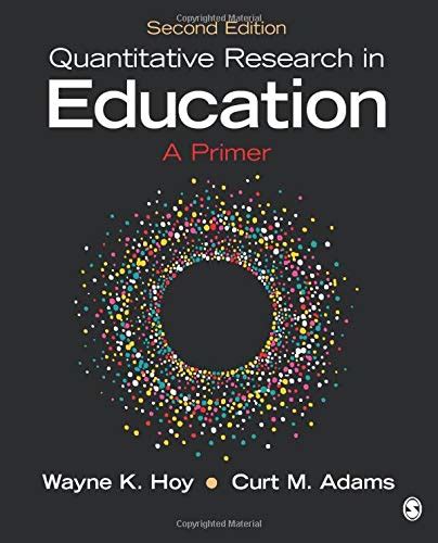 quantitative research in education a primer