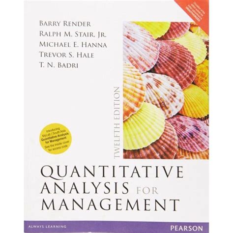 Full Download Quantitative Analysis For Management 12Th Edition 