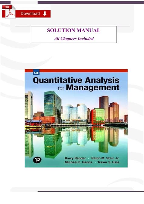 Read Quantitative Analysis For Management Solution Chapter3 