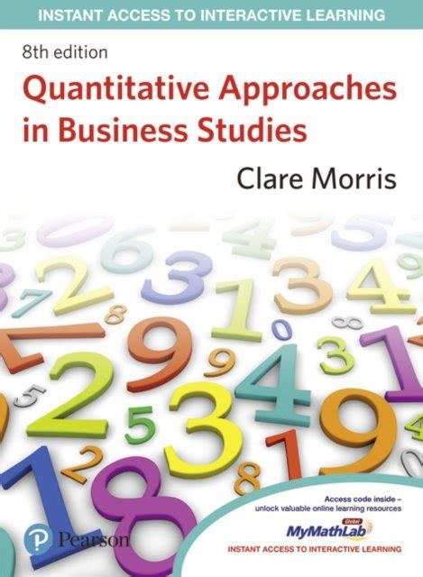 Read Quantitative Approaches In Business Studies By Clare 