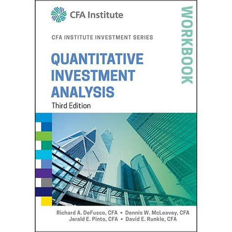 Read Online Quantitative Investment Analysis Cfa Pdf 