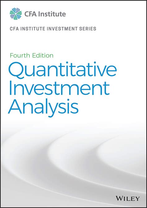 Read Online Quantitative Investment Analysis Cfa Pdf 