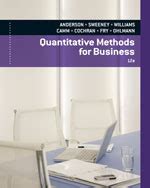 Download Quantitative Methods For Business Solution Manual 