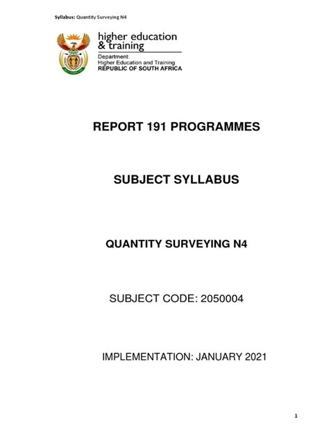 Read Online Quantity Surveying N4 Question Papers And Memorandum 