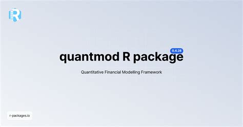 Quantmod Package R