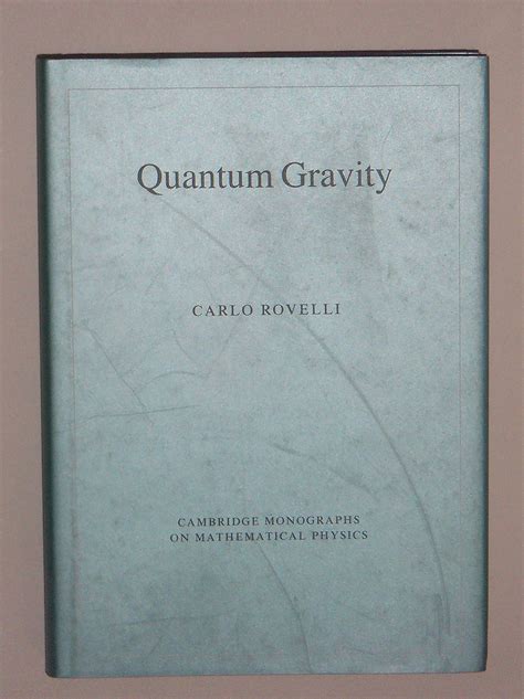 quantum gravity cambridge monographs on mathematic