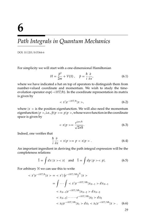 Quantum Mechanics And Path Integrals Richard P Feynman