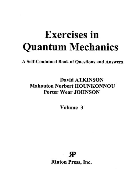 Quantum Mechanics Exercises Solutions Wordpress Com