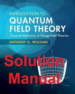 quantum theory introduction and principles solutions manual