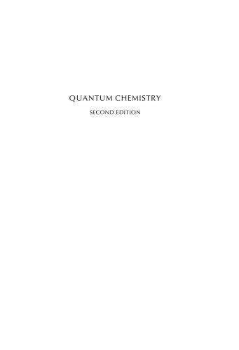 Full Download Quantum Chemistry 2Nd Edition Solution Manual 
