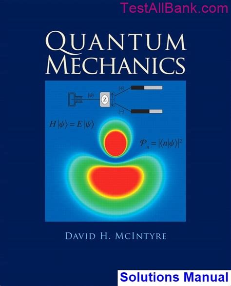 Read Quantum Mechanics David Mcintyre Solution 