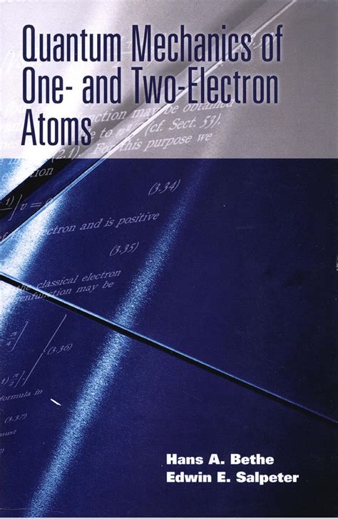 Read Online Quantum Mechanics Of One And Two Electron Atoms Pdf 