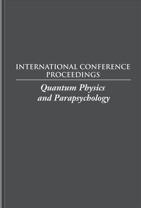 Download Quantum Physics And Parapsychology Proceedings Of An International Conference Held In Geneva Switze 