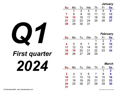 quarter dates 2024