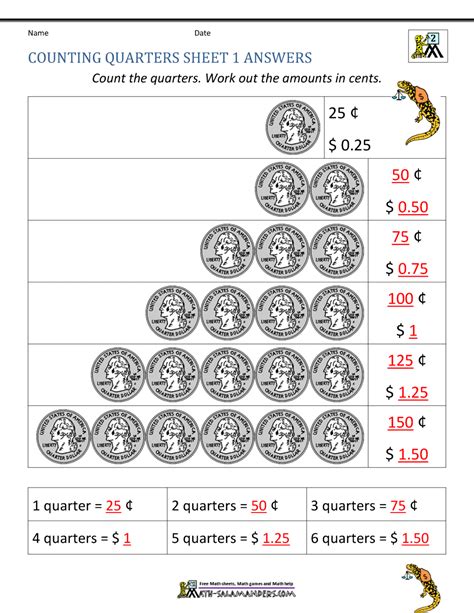 Quarters Worksheet For First Grade   Drawing Quarters Worksheet Free Printable For Kids - Quarters Worksheet For First Grade
