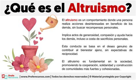 Que Es Altruismo