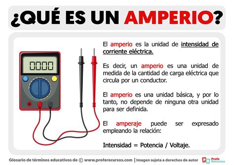 Que Es Amperaje