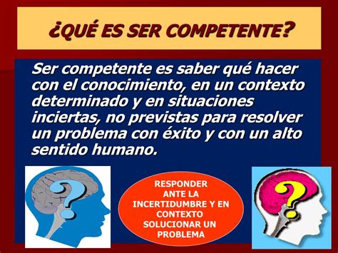 Que Es Competente