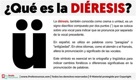 Que Es Dieresis