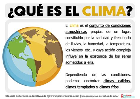 Que Es El Clima